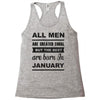 all men are created equal january Racerback Tank