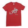 banksy fallen angel Ladies Fitted T-Shirt