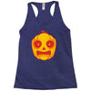 frightened jack o lantern Racerback Tank