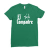 el compadre   the godfather in spanish espanol movie symbol mexcian te Ladies Fitted T-Shirt
