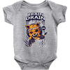 brain drain fox Baby Bodysuit