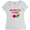 schrute farm Women's Triblend Scoop T-shirt