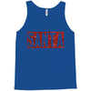 santa red glitter Tank Top