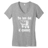 you have died of dysentery Women's V-Neck T-Shirt