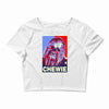 chewbacca poster, ideal gift or birthday present Crop Top