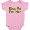 kiss me i'm irish Baby Bodysuit