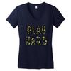 Play Hard Women's V-Neck T-Shirt