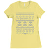 white christmas Ladies Fitted T-Shirt