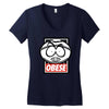 obese (collab with jay hai) Women's V-Neck T-Shirt