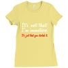it's not that i'm immature Ladies Fitted T-Shirt