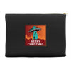 i want to believe santa parody Accessory Pouches