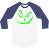 scary pumpkin halloween 3/4 Sleeve Shirt