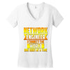 network engineer i connect the Women's V-Neck T-Shirt