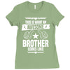 Awesome Brother Looks Like Ladies Fitted T-Shirt
