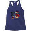 team 10 american flag Racerback Tank