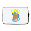 log it's better than bad it's good Laptop sleeve