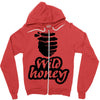 wild honey Zipper Hoodie