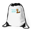 foxy nerd Drawstring Bags