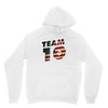 team 10 american flag Unisex Hoodie