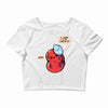 virus loves you this much Crop Top