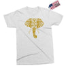 tribal print elephant geometric gold animals cool Exclusive T-shirt