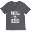 normal is boring tie dye V-Neck Tee