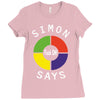 simon says funny Ladies Fitted T-Shirt