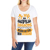 My Wife Is Super Awesome Her Husband Ladies Curvy T-Shirt