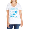 fishing isn't for everyone Ladies Curvy T-Shirt