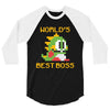 World's Best Boss Mario 3/4 Sleeve Shirt