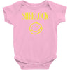 sherlock holmes smiley face Baby Onesie