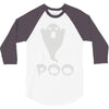 ghost poo 3/4 Sleeve Shirt