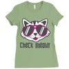 CHECK MEOWT CAT Ladies Fitted T-Shirt