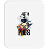 who loves pugs Mousepad