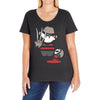 freddy krueger cartoon ideal birthday present or gift Ladies Curvy T-Shirt