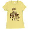 the evolution of groot Ladies Fitted T-Shirt