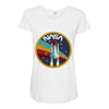 nasa v01 Maternity Scoop Neck T-shirt