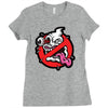 ghost blast Ladies Fitted T-Shirt