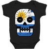 uruguay till i die Baby Bodysuit