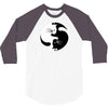 yin yang cat 3/4 Sleeve Shirt