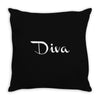 diva funny Throw Pillow