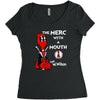 merc with a mouth Women's Triblend Scoop T-shirt