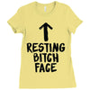 resting bitch face Ladies Fitted T-Shirt