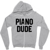 Piano Dude Zipper Hoodie
