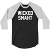 wicked smaht funny 3/4 Sleeve Shirt
