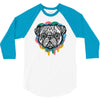 pug face 3/4 Sleeve Shirt