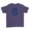 official t shirt mens you me at six sinners never sleep big all sizes Youth Tee