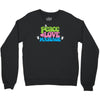 peace, love, massage Crewneck Sweatshirt