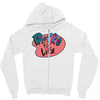 retro for life! Zipper Hoodie
