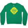 warning may...talking about fishing Crewneck Sweatshirt
